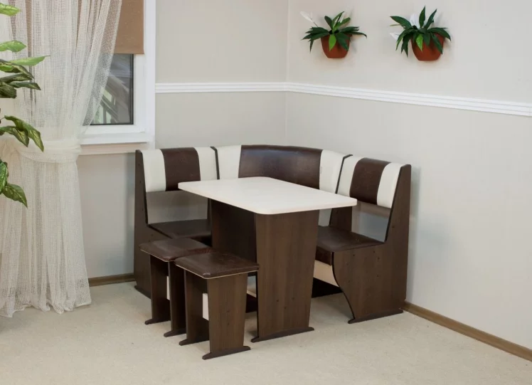 Кухонный уголок Бостон 1 мини Ретро Домино_0