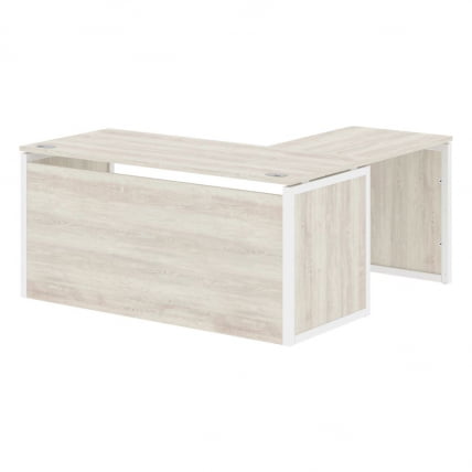 Стол письменный угловой левый XTEN-QP XQPCT 1615H L Сосна Эдмонт Белый_0