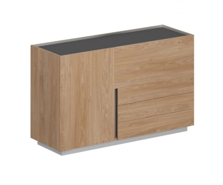 Шкаф правый Oliver OL-060-20-14.GN.GN.GN.R Гикори натуральный_0