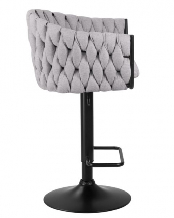 Стул барный DOBRIN LEON (серая ткань (LAR 275-17)) 2 шт_5