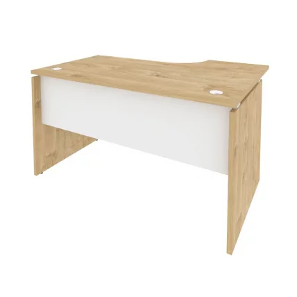 Стол эргономичный левый ONIX O.SA-2L Тиквуд Светлый/Белый_0