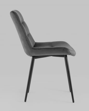 Стул Остин велюр Темно-серый_2