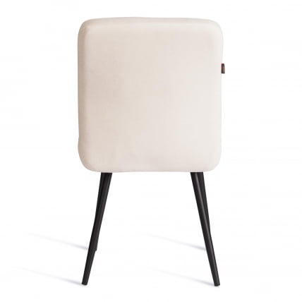 Стул обеденный Medeo LT, велюр, молочный/черный, 4, 45х56х89 см_3