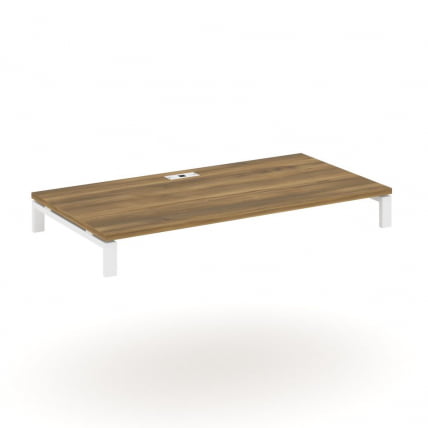 Стол надставка на две опорные тумбы CONCEPT CN.OSN-007 Сандал Янтарный Белый_0