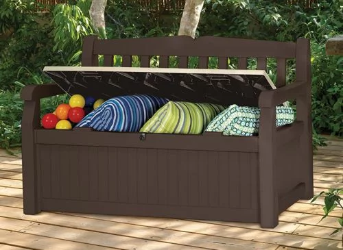 Скамейка EDEN GARDEN BENCH 265 L Коричневый/Бежевый_1