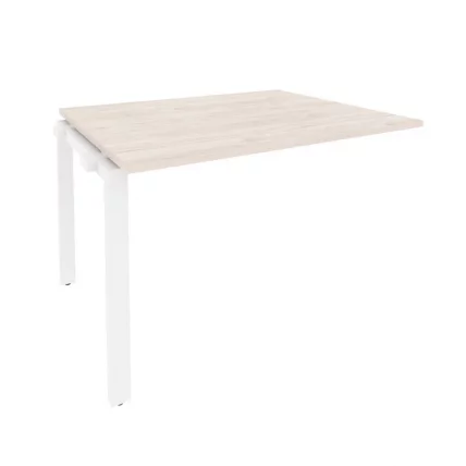 Проходной наборный элемент переговорного стола ONIX O.MP-NPRG-2 Денвер Светлый/Белый_0