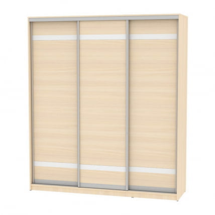 Шкаф-купе B-230х200х60-3(ДМ-D9D9D9)_0