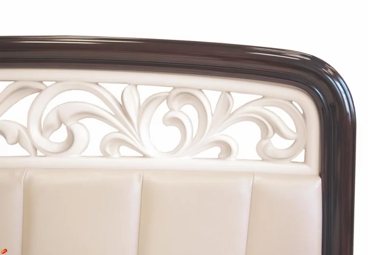 Комплект мебели для спальни Катрин №02 Дуб венге Белый песок Санчо крем Браун вуд_7