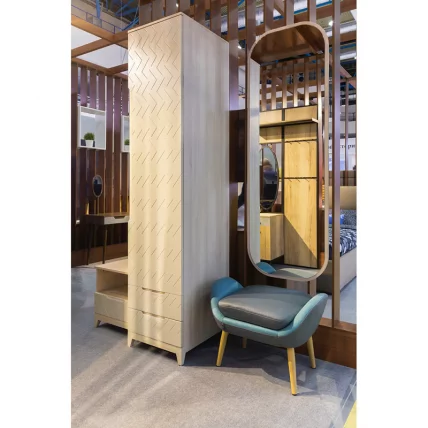 Зеркало Сканди (Зер) Жемчужно-белый_1