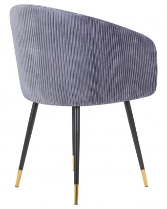 Стул обеденный DOBRIN MARY Серый велюр 1922-19_3