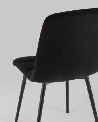 Стул Oliver велюр Черный_6