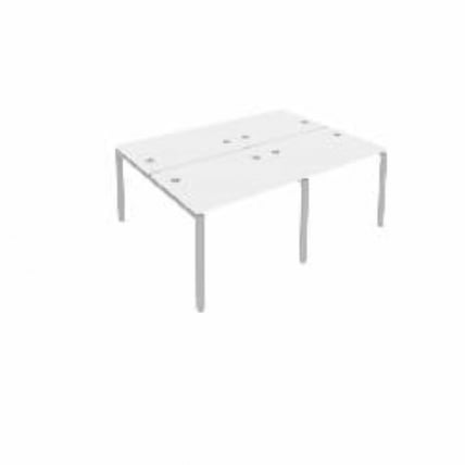 Рабочая станция на 4 раб.места Metal System БП.СМ-4.1 Белый/Серый_0