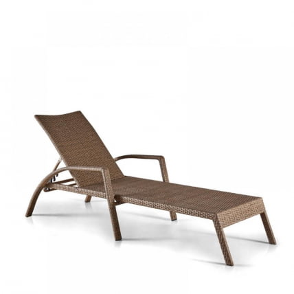 Шезлонг-лежак плетеный A30B-W56 Light Brown_0