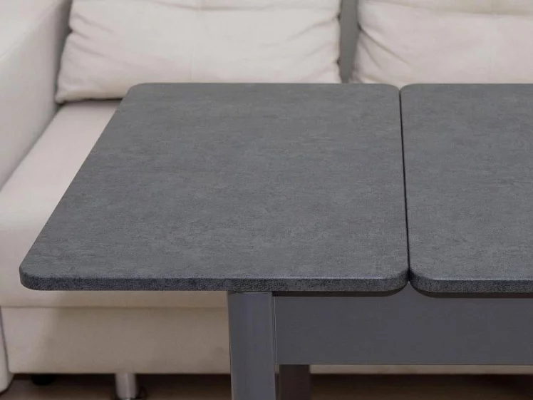 Стол обеденный раскладной Орфей 44 Антрацит-Оникс_3