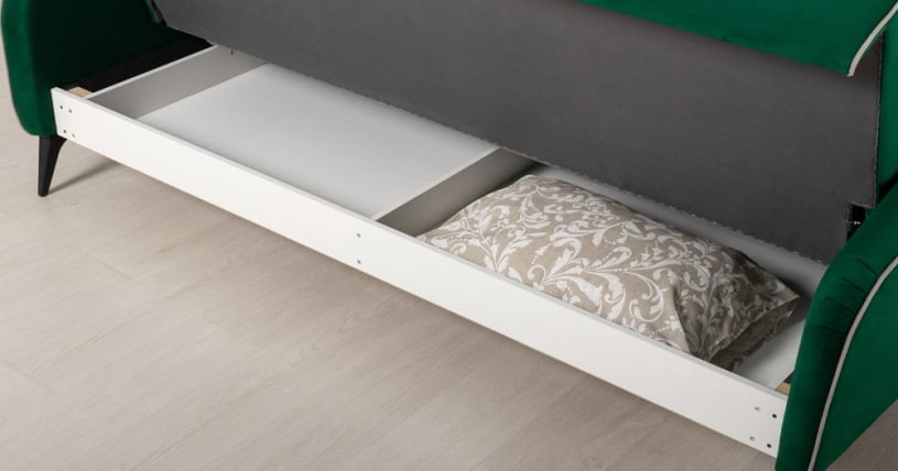 Диван-кровать НОЭЛЬ Велутто 33 т-зел малахит_14