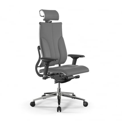 Кресло руководителя METTA Y 2DM B2-10D Комплект 1 Серое_0