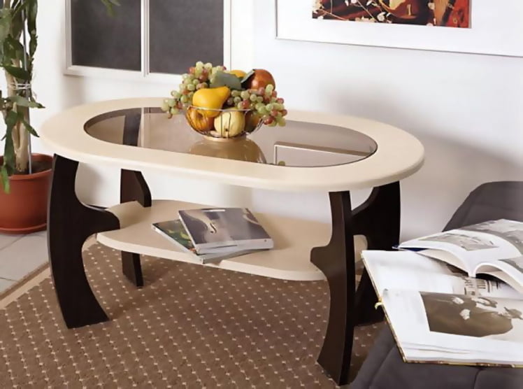 Стол журнальный Маджеста-2 Венге/Клен Азия_0