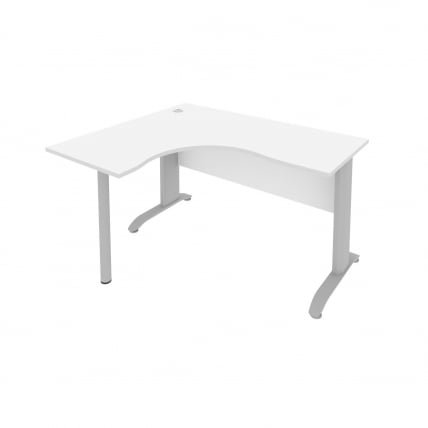 Стол криволинейный левый Riva ПЛ.СА-3 Л Белый_0