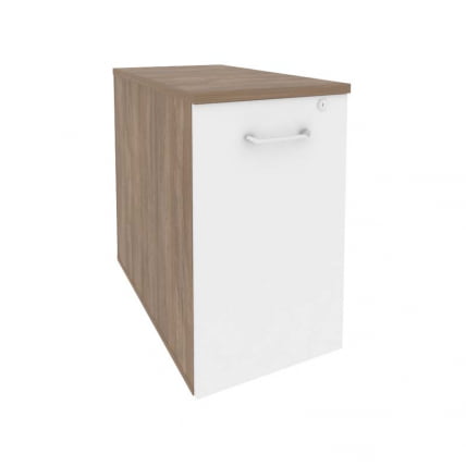 Тумба низкая выдвижная приставная / опорная ONIX O.VTPO-1.8 Дуб Аризона/Белый_0