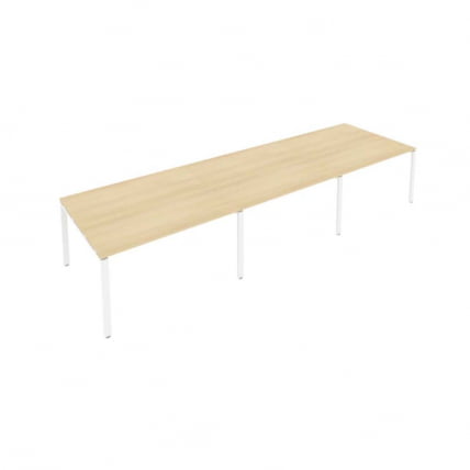 Переговорный стол (3 столешницы) Metal System Б.ПРГ-3.3 Акация/Белый_0