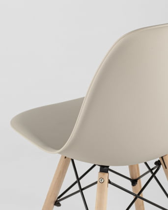 Стул Еамес Стйле ДСВ бежевый 4 шт. комплект (разборный каркас) / Eames Style DSW_9