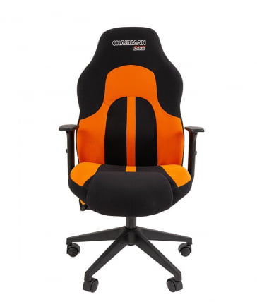 Кресло для геймеров CHAIRMAN ДРАЙВ (GAME) 11 Черный-оранжевый_1