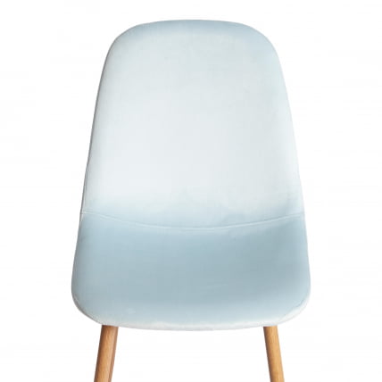 Стул BREEZE (mod. 4724) Велюр/металл , 44 х 53 х 87 см, Aquamarine (аквамарин) HLR16 / натуральный_6