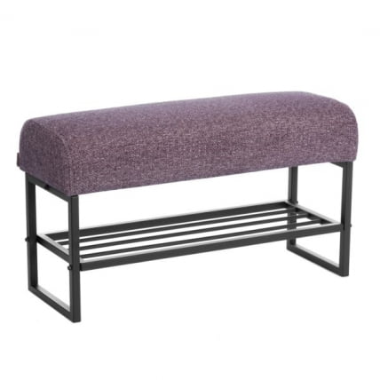 Банкетка-обувница Charli Lux Б/Чарли Люкс велюр/букле, VT shape wood rose_0