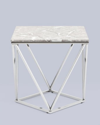 Журнальный столик Авалон 61*61 Серый мрамор_5