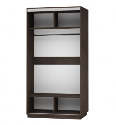 Шкаф-купе двухдверный Экспресс Хит Элемент 1200x2200h Венге_1