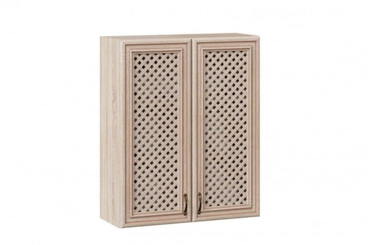 Шкаф кухонный 800 высокий с решеткой Кантри ЛД 235.343.000 Сономе эйч светлая_0