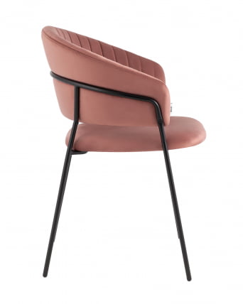 Стул Бруно велюр Пыльно-розовый_3