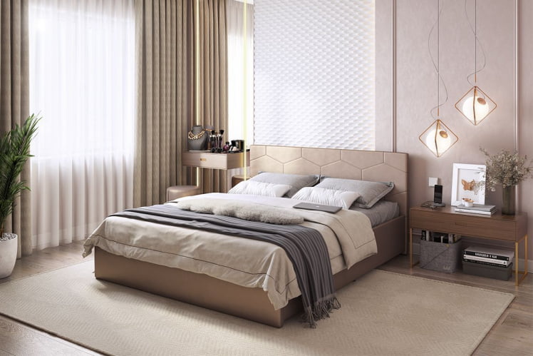 Пуф Рони PM-001.1 бронза (экокожа)_2