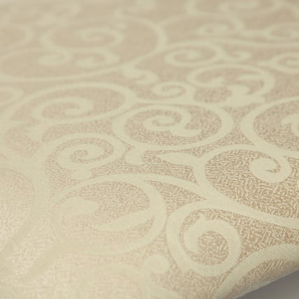 Стул Афродита/ Aphrodite дерево гевея, 46х54х99см, Ivory white, ткань кремовая с рисунком (3321)_9