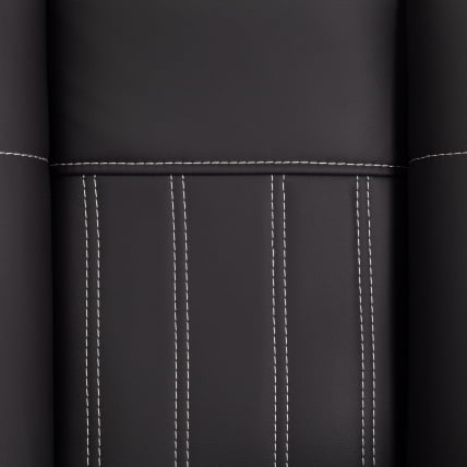 Кресло OXFORD хром кож/зам, черный, 36-6_7