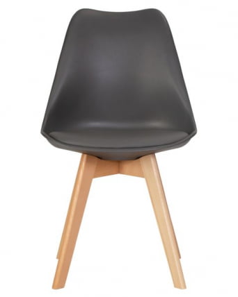 Стул обеденный DOBRIN JERRY SOFT (ножки светлый бук, цвет сиденья темно-серый (G-04)) 4 шт_6