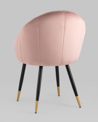 Стул Наоми велюр Розовый_4
