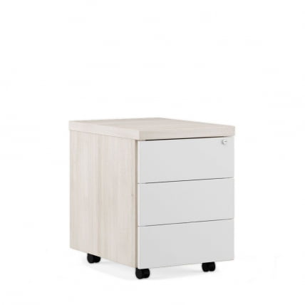 Тумба подкатная с 3 ящиками ZIO28530312 Светлый дуб_0