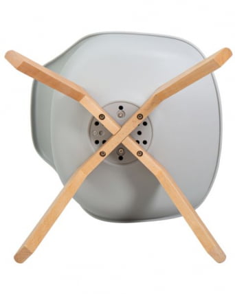 Стул обеденный DOBRIN JERRY SOFT (ножки светлый бук, цвет сиденья светло-серый (GR-01)) 4 шт_10