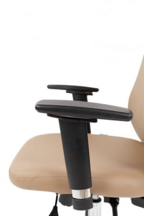 Офисное кресло CHAIRMAN 500 LUX экокожа Бежевый_9