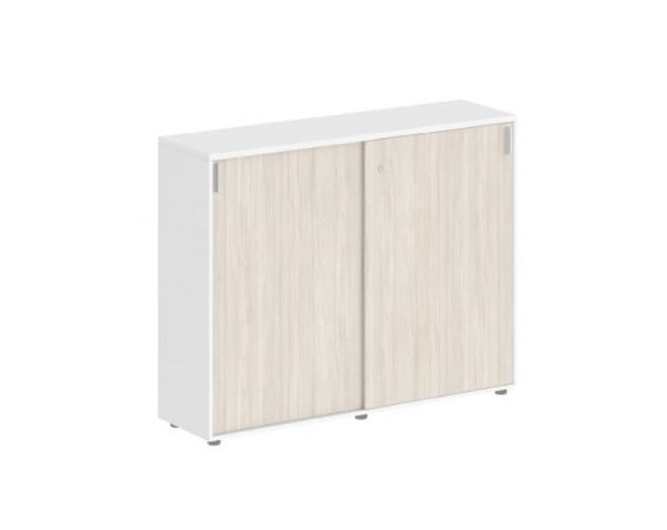 Шкаф-купе средний с замком Sigma SG.713.WH.OL Белый Дуб светлый_0