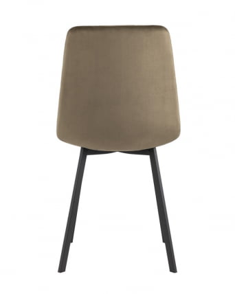 Комплект из двух стульев Chilly велюр коричневый 2 шт._7