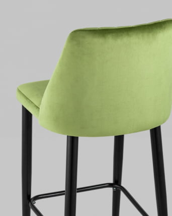 Стул полубарный Диего велюр Травяной_6