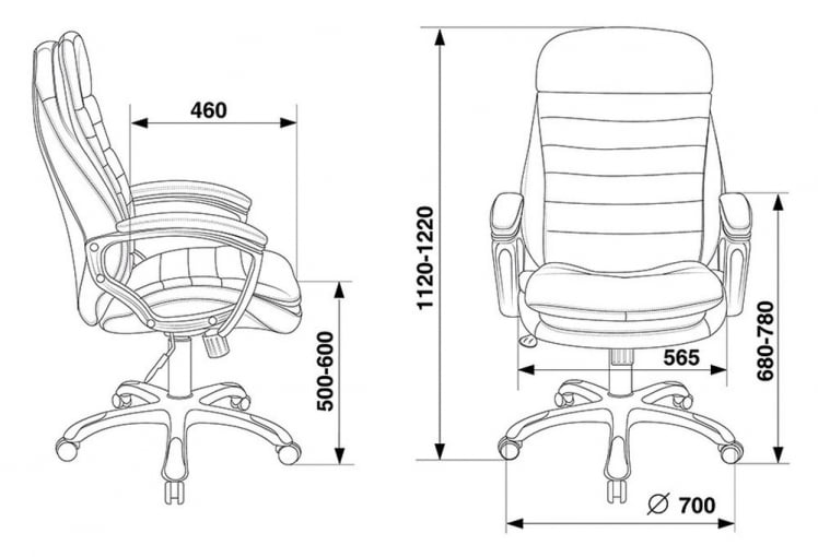 Кресло руководителя Бюрократ T-9950LT/Boroko-37_5