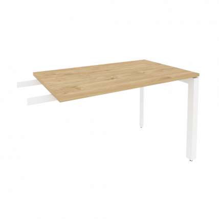 Брифинг-приставка на П-образном м/к ONIX O.MP-BR-11 Тиквуд Светлый/Белый_0