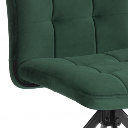 Стул обеденный Medeo поворотный механизм 360, велюр, Deep Forest (изумруд)_6