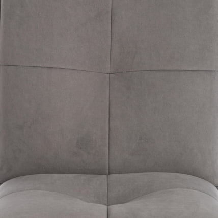 Стул обеденный Sweet флок , 46х55х88, серый/черный, 29_6