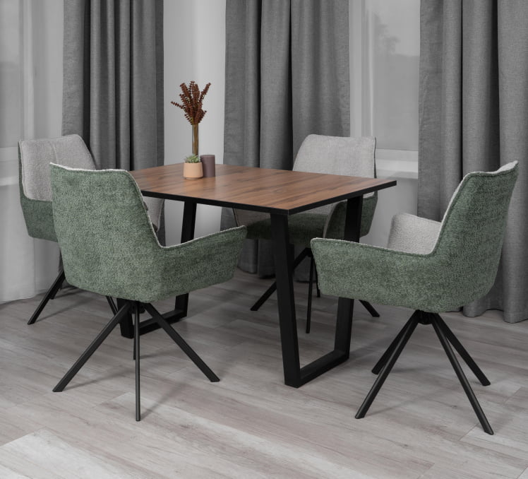 Стул Murano/Мурано опора 360, букле, изумруд-опал (Betsy)_15