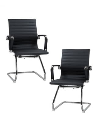 Офисное кресло для посетителей DOBRIN CODY (черный) 2 шт_0