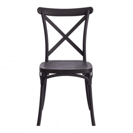 Стул CROSS (mod. PL24) / 1 шт. в упаковке пластик, 48 х 58 х 89 см, Black (черный) 05_8